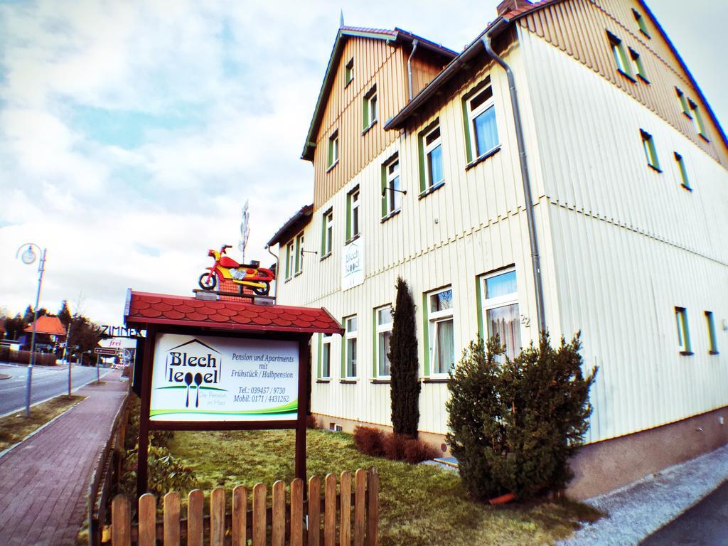 Blechleppel - Die Pension Im Harz Беннекенштайн Экстерьер фото